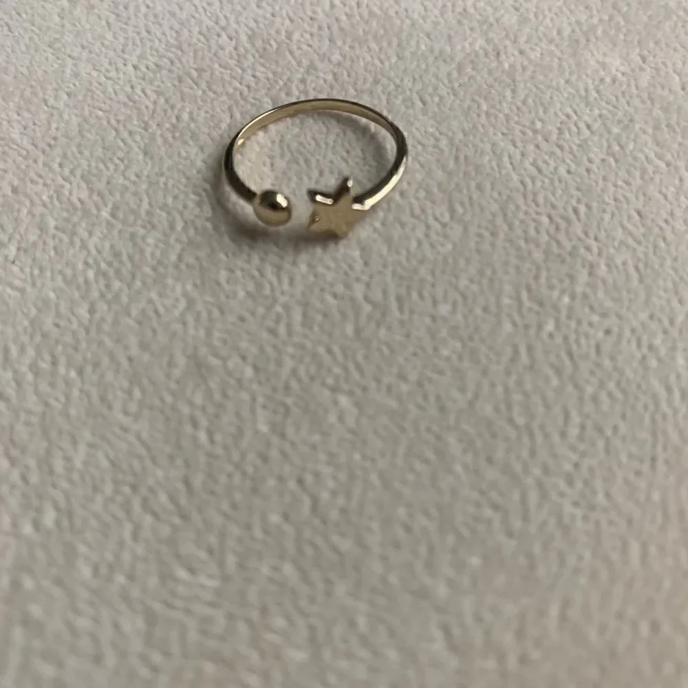 Double heart Ring 14k solid gold perfect gift